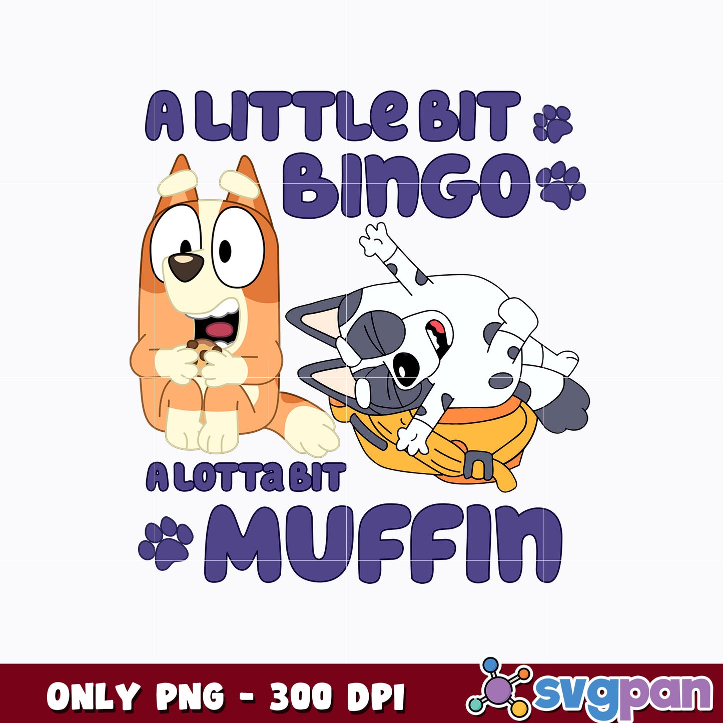 A Little Bit Bingo A Lotta Bit Muffin png  