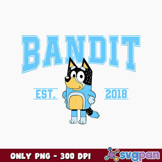 Bandit Est 2018 cartoon png