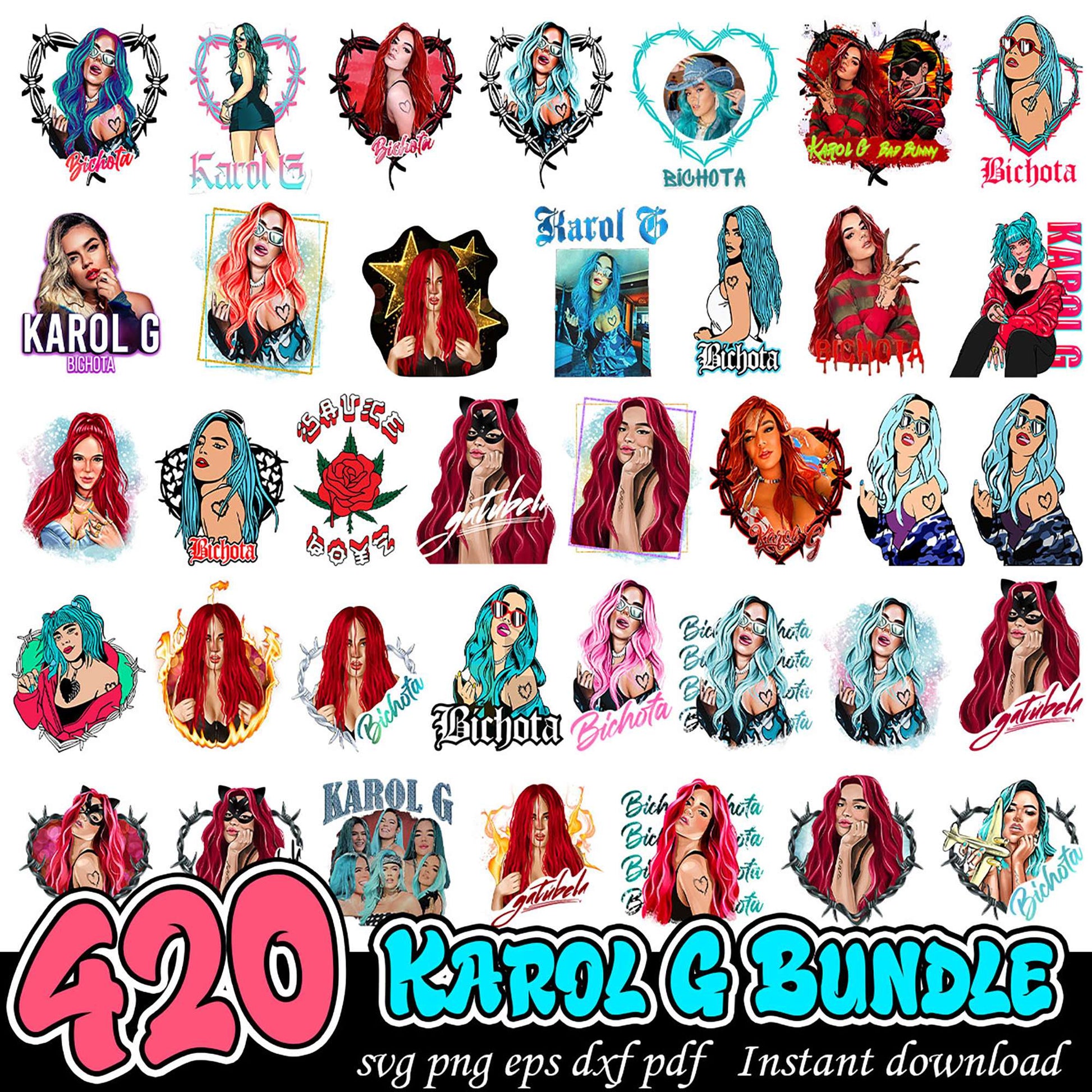 420 Karol G SVG Bundle Instant Download