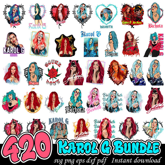 420 Karol G SVG Bundle Instant Download