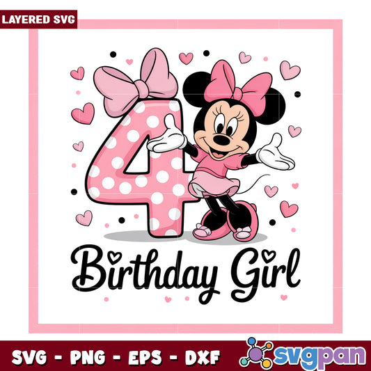 4th birthday girl png, mickey mouse characters png, disney pixar png