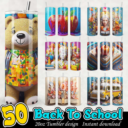 50 Back to School Tumbler Designs