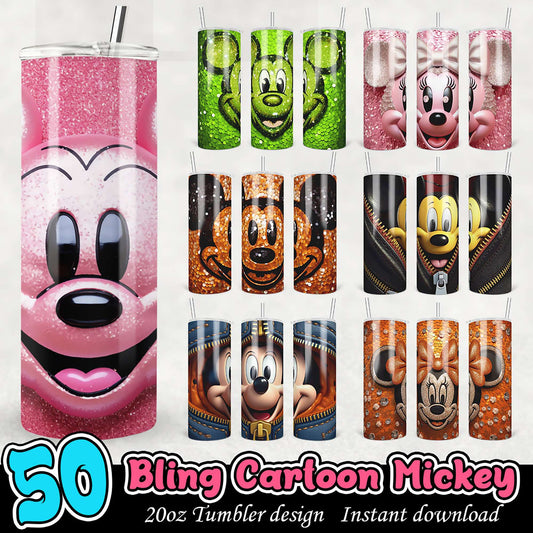 50 Bling Mickey Mouse Tumbler Designs