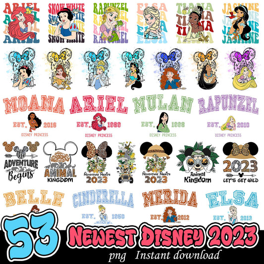 53 Newest Disney Princess PNGs 2023