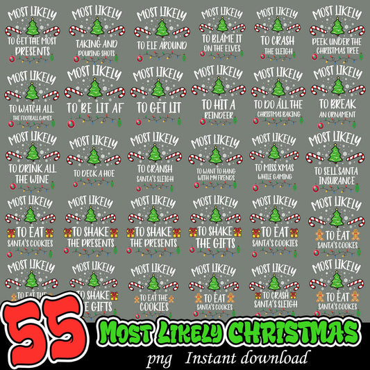 55 Most Likely Christmas PNG Designs