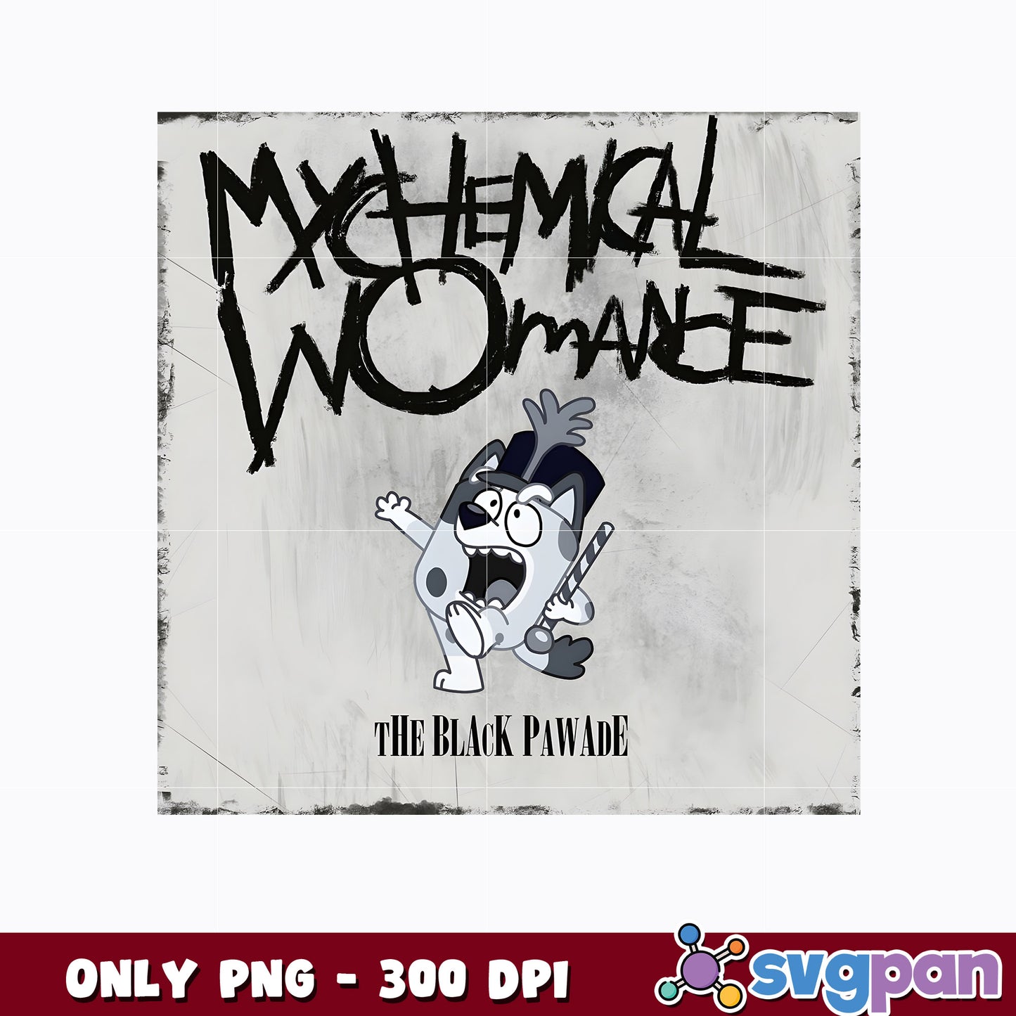 Bluey My Chemical Romance png 