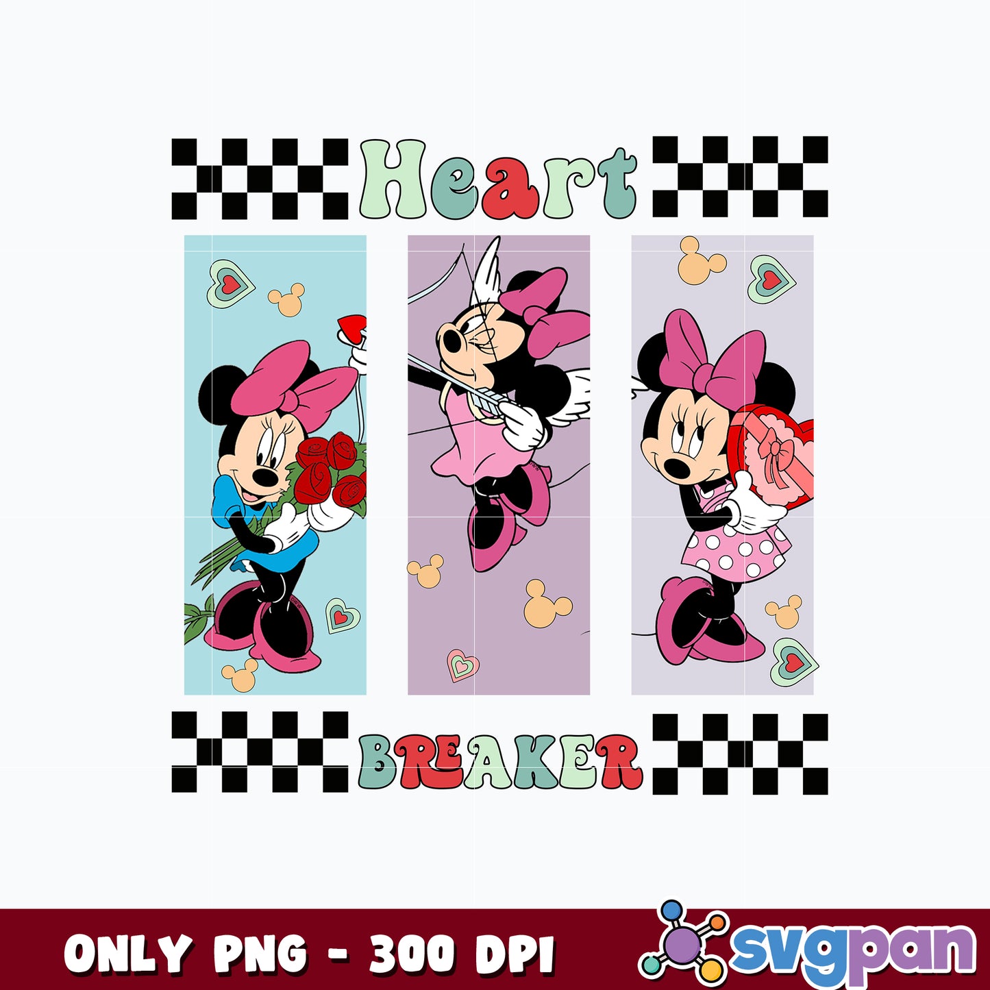 Minnie Mouse Gift Wrapping png