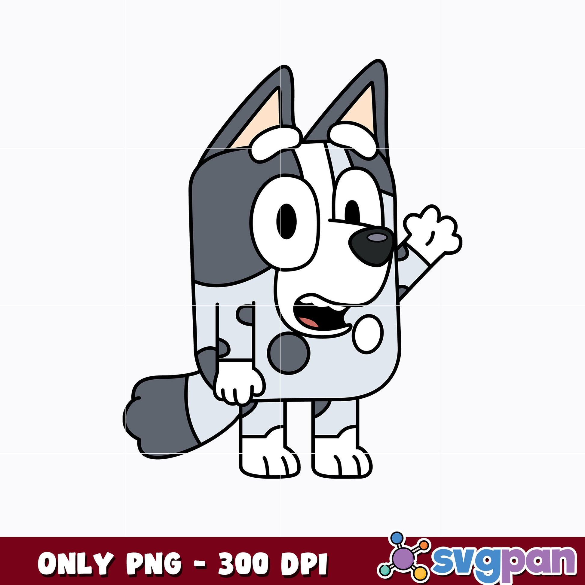 Bundle Bluey Characters  png