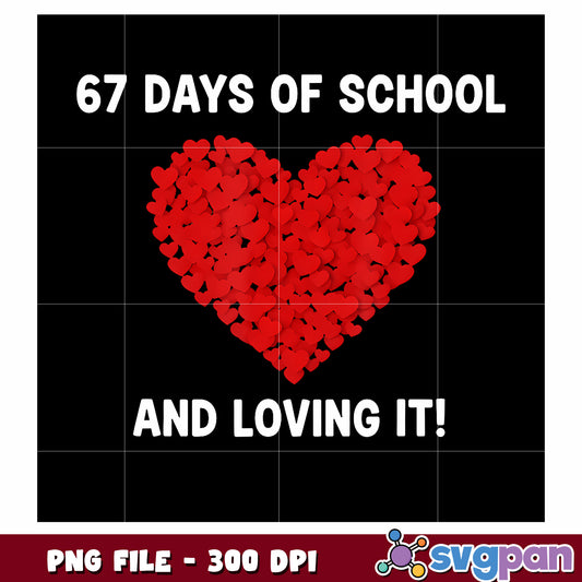 67 Day Of School And Still Loving It png, christmas characters​ png, cartoon png