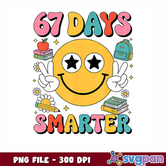 67Th Day Of School funny png, christmas characters​ png, cartoon png