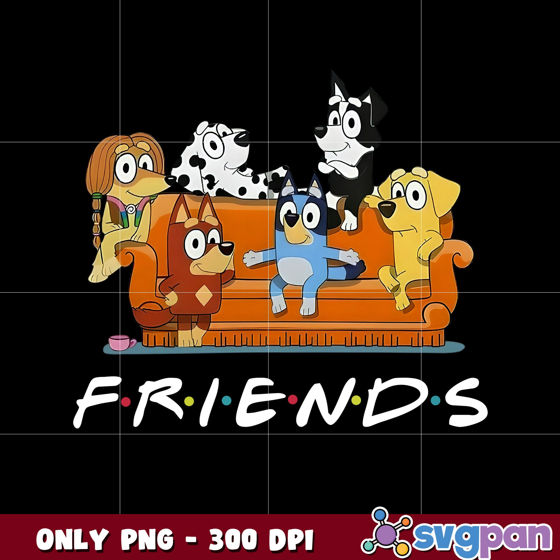 Bluey Friends Png, Bluey png