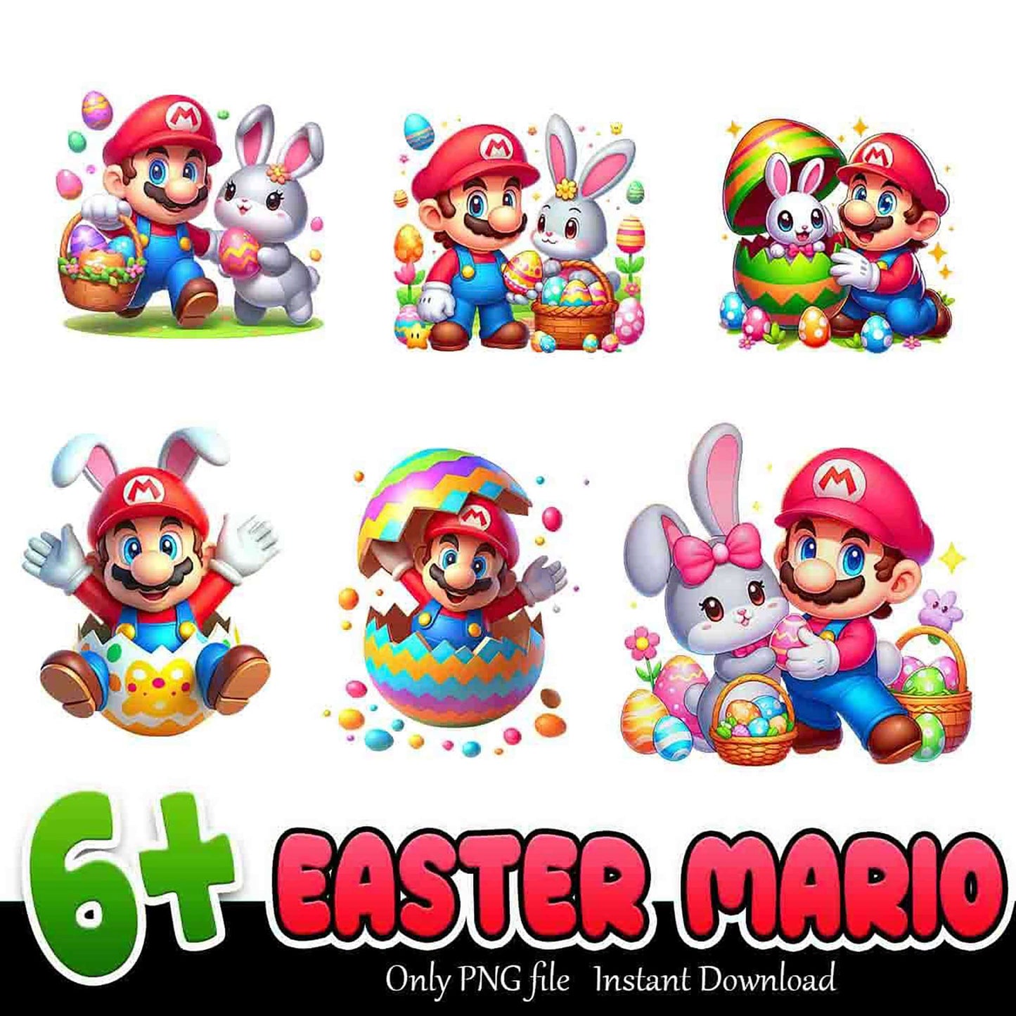 6+ Easter Mario PNG Images