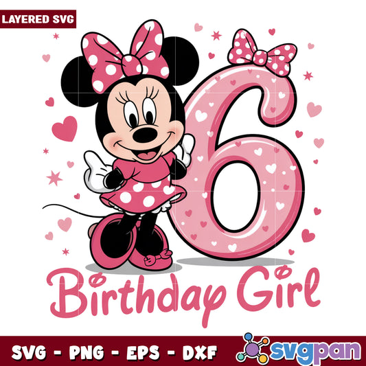 6th birthday girl png, mickey mouse characters png, disney pixar png