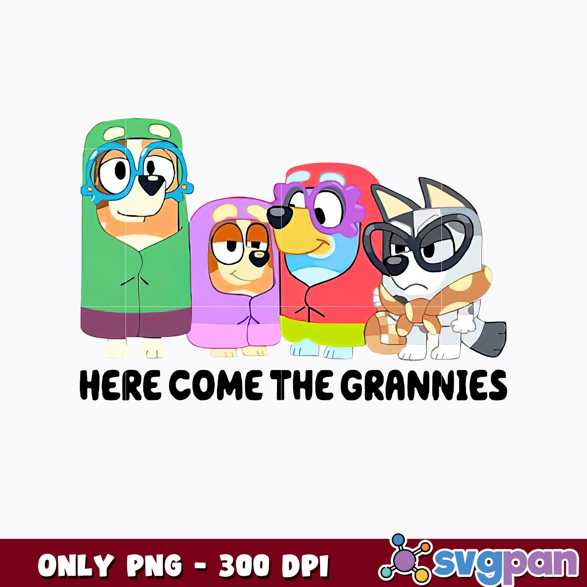 Here Come the Grannies cartoon png  