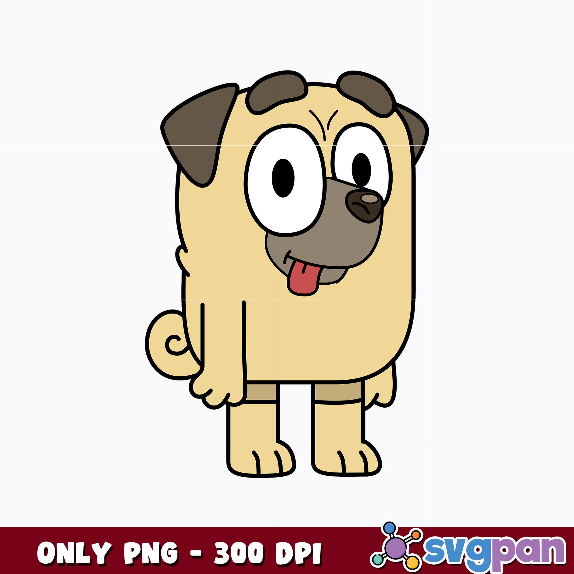 Buddy Bluey cartoon png 