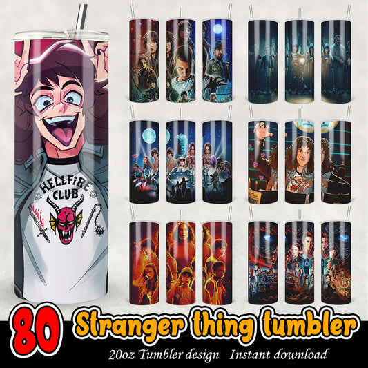 80 Stranger Things Tumbler Designs