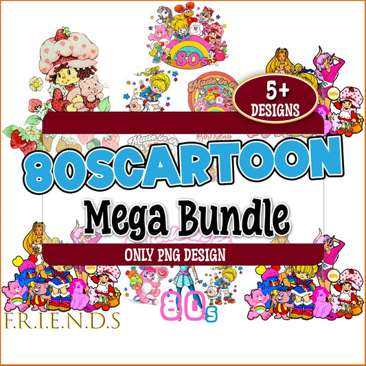 80scartoon png bundle