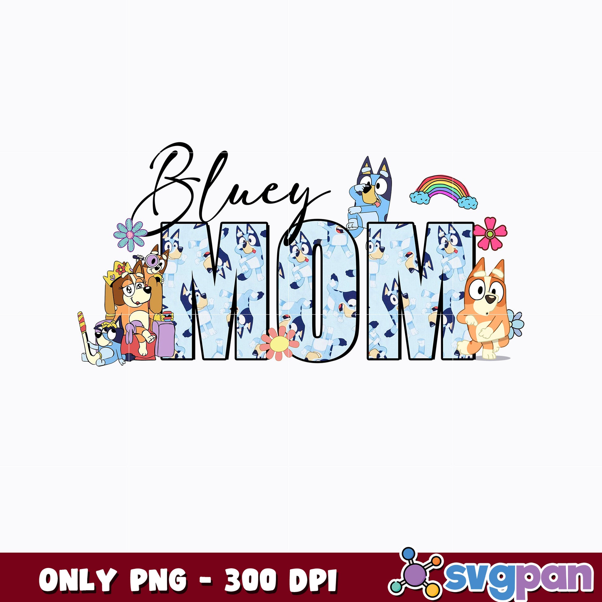 Bluey bingo chilli mom png