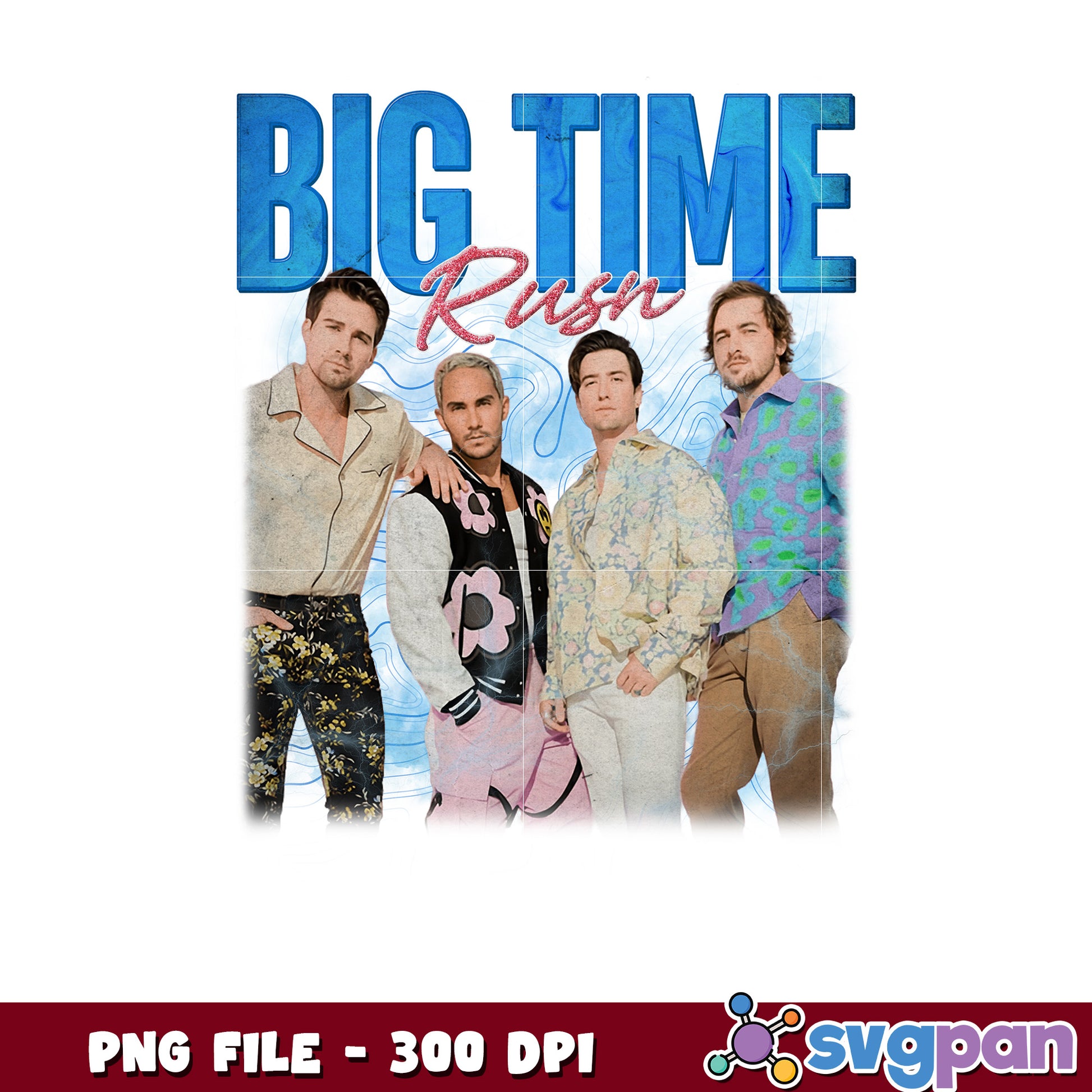 90s big time rush band png, boy band png, pop music png