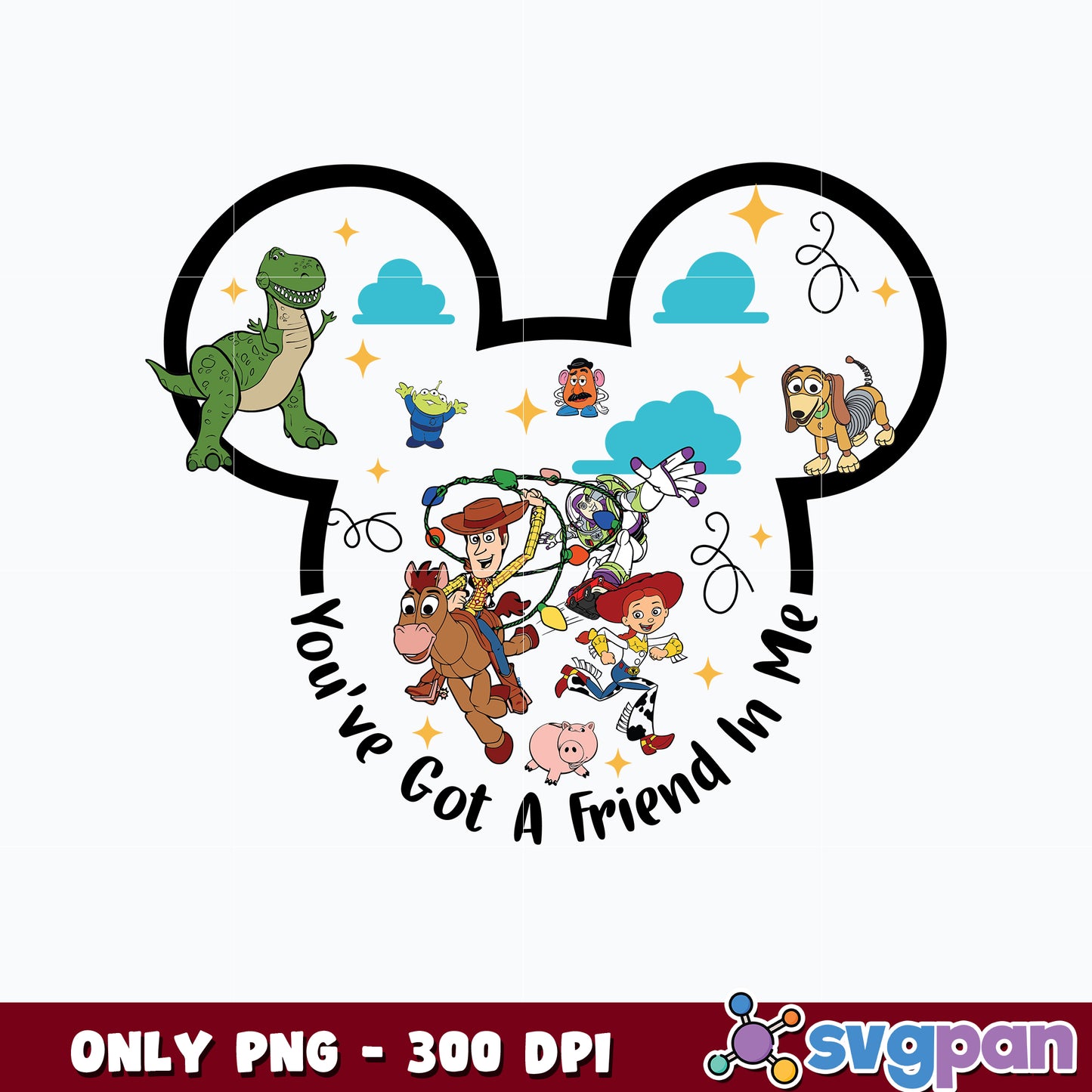 mickey head Disney Toy Story Group png