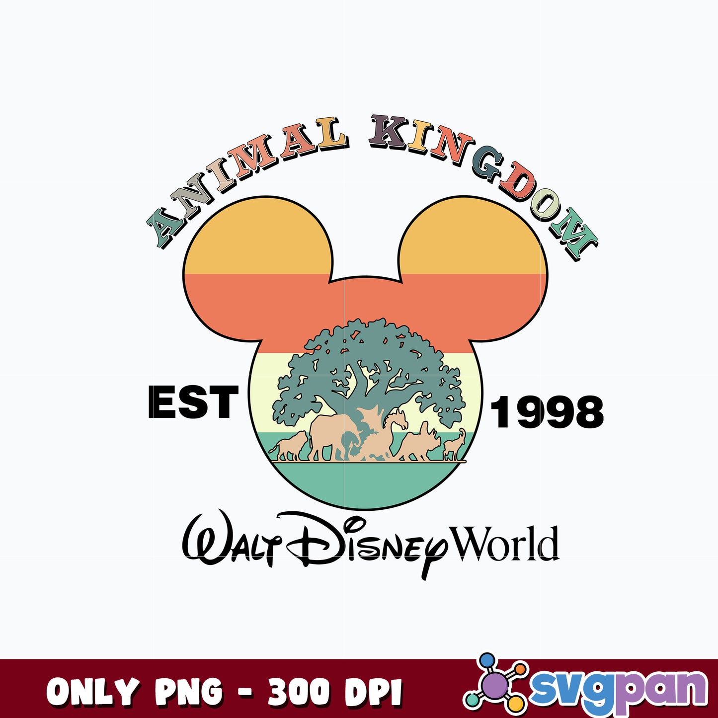 Animal Kingdom Est 1998 Walt Disney World png 