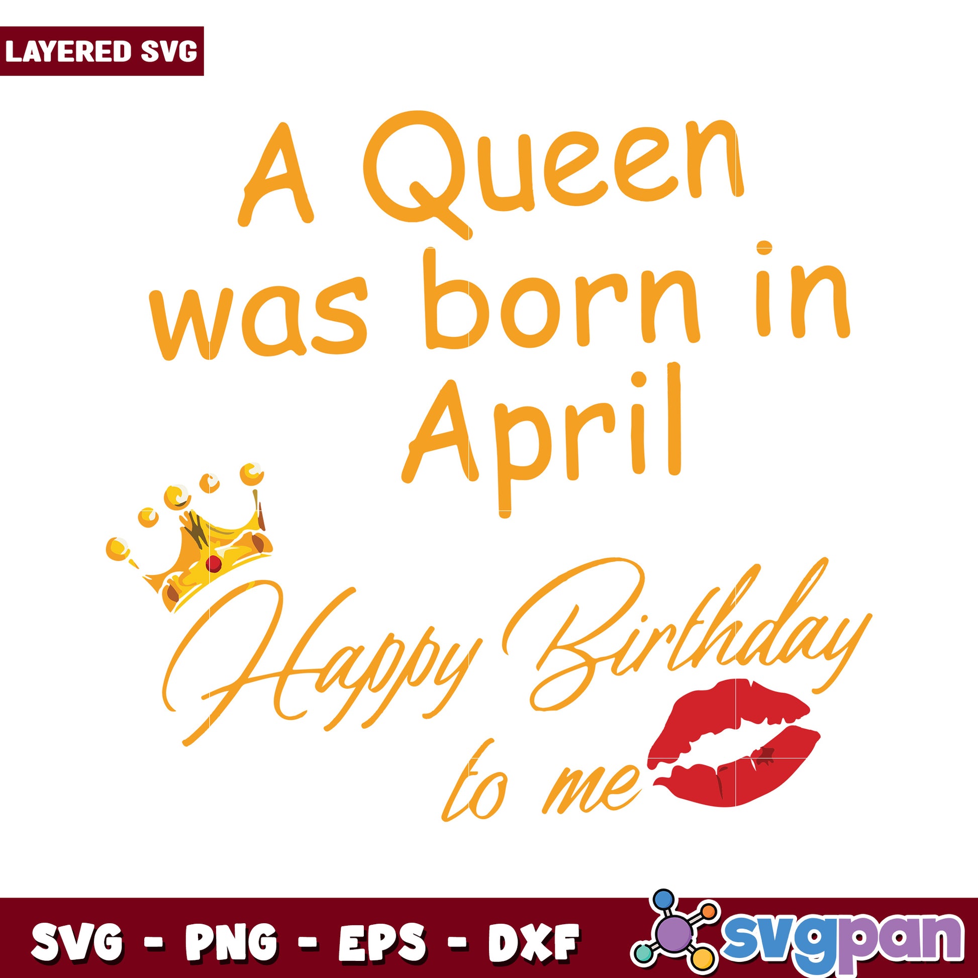 A Queen was born in April, celebrate your special birthday today