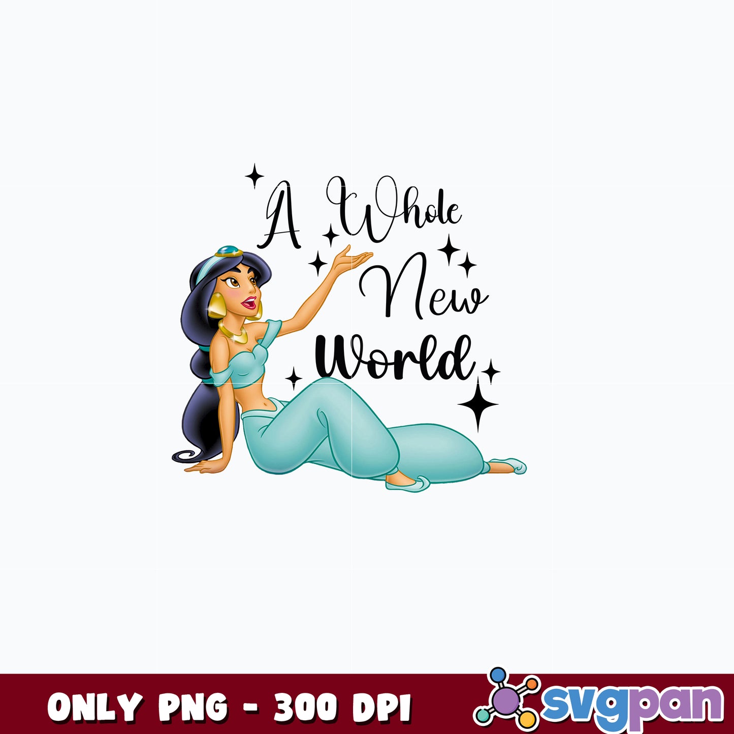 A Whole New World Princess Jasmine png