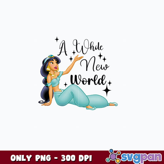 A Whole New World Princess Jasmine png