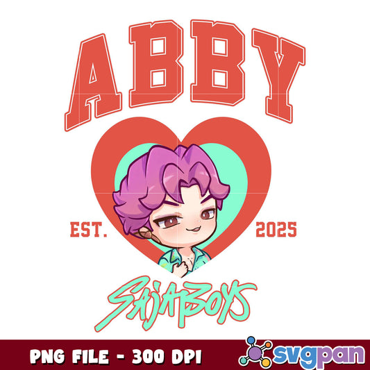 Abby saja boys png, anime squad png, stylish character png