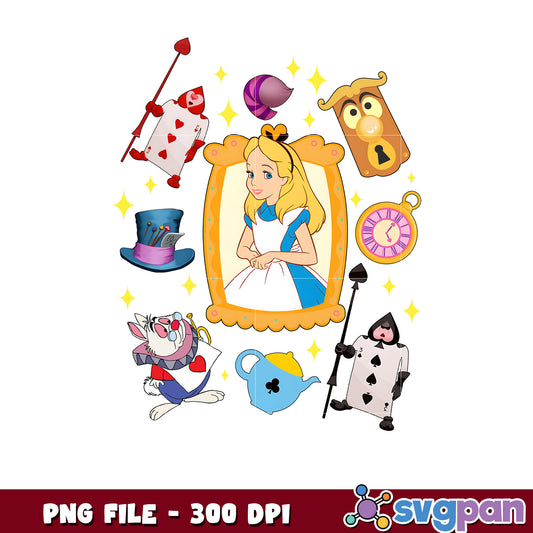 Alice in bounderland png, alice in bounderland characters png, disney movie png