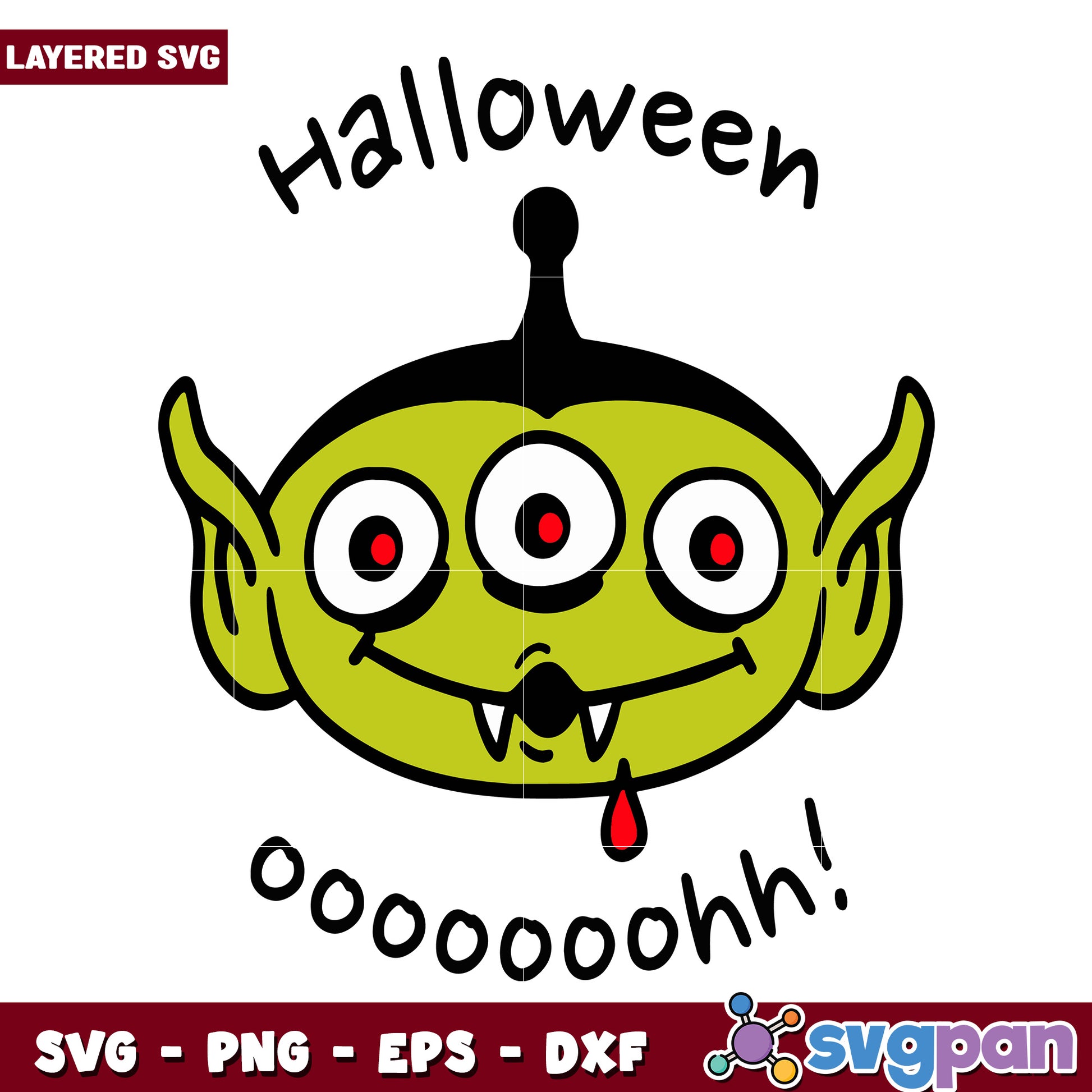 Alien halloween toy story svg, halloween toys svg, halloween autumn svg