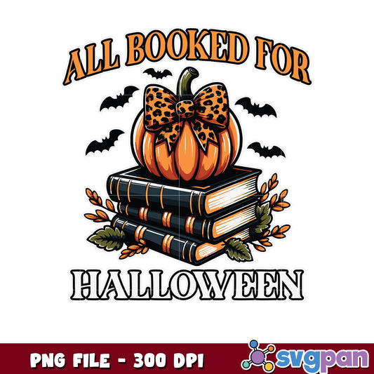All booked for halloween png, halloween ghoul​​ png, cute ghost png
