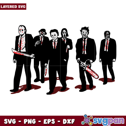 All horror movies killers svg, halloween toys svg, halloween autumn svg