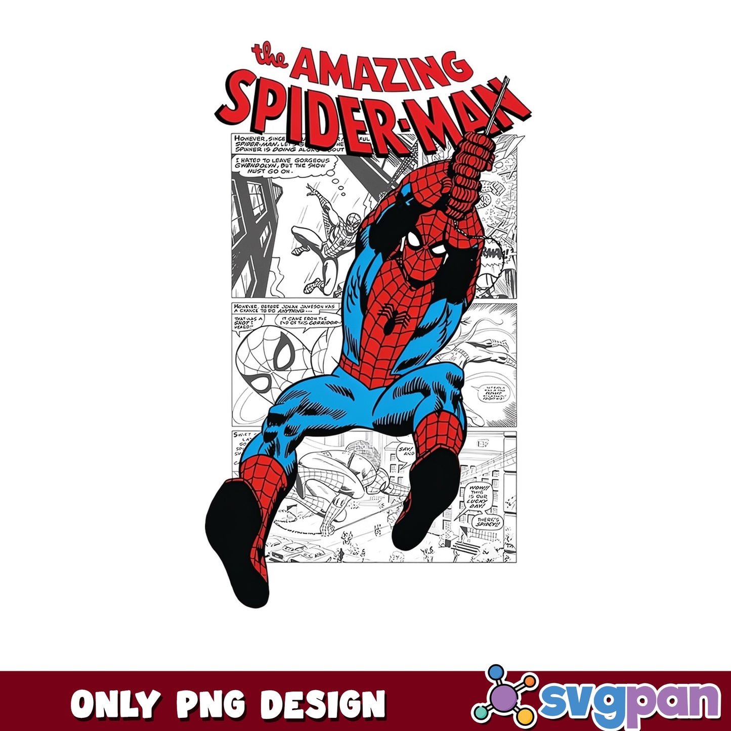 Amazing Spider-Man Comic PNG, Marvel Superhero PNG, Spiderman PNG