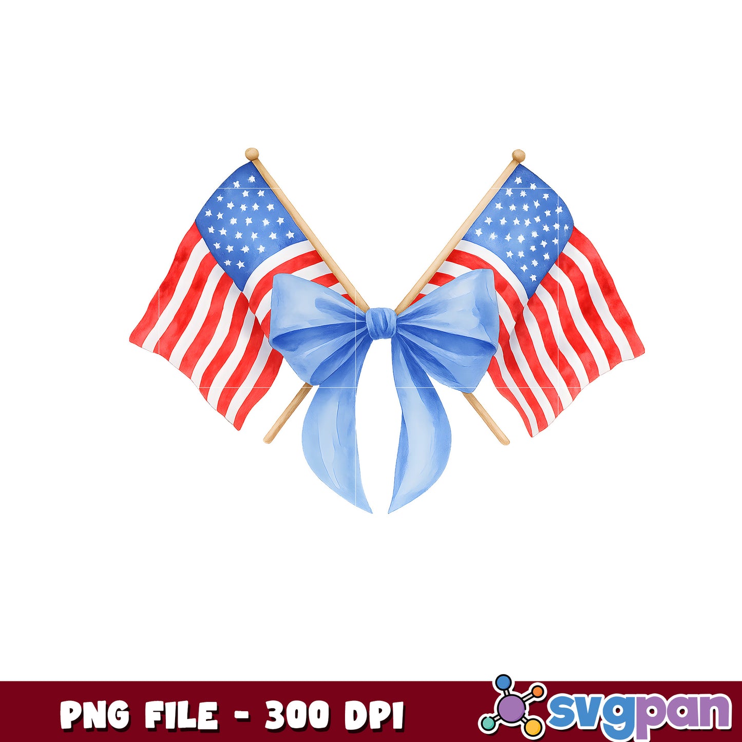American Flag PNG Clipart 300 DPI