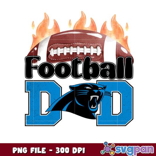 American football dad carolina panthers png, sporty dad game day png, nfl football teams png