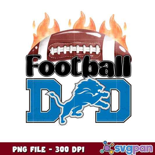American football dad detroit lions png, sporty dad game day png, nfl football teams png