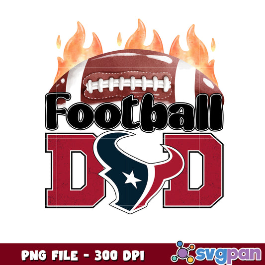 American football dad houston texans png, sporty dad game day png, nfl football teams png