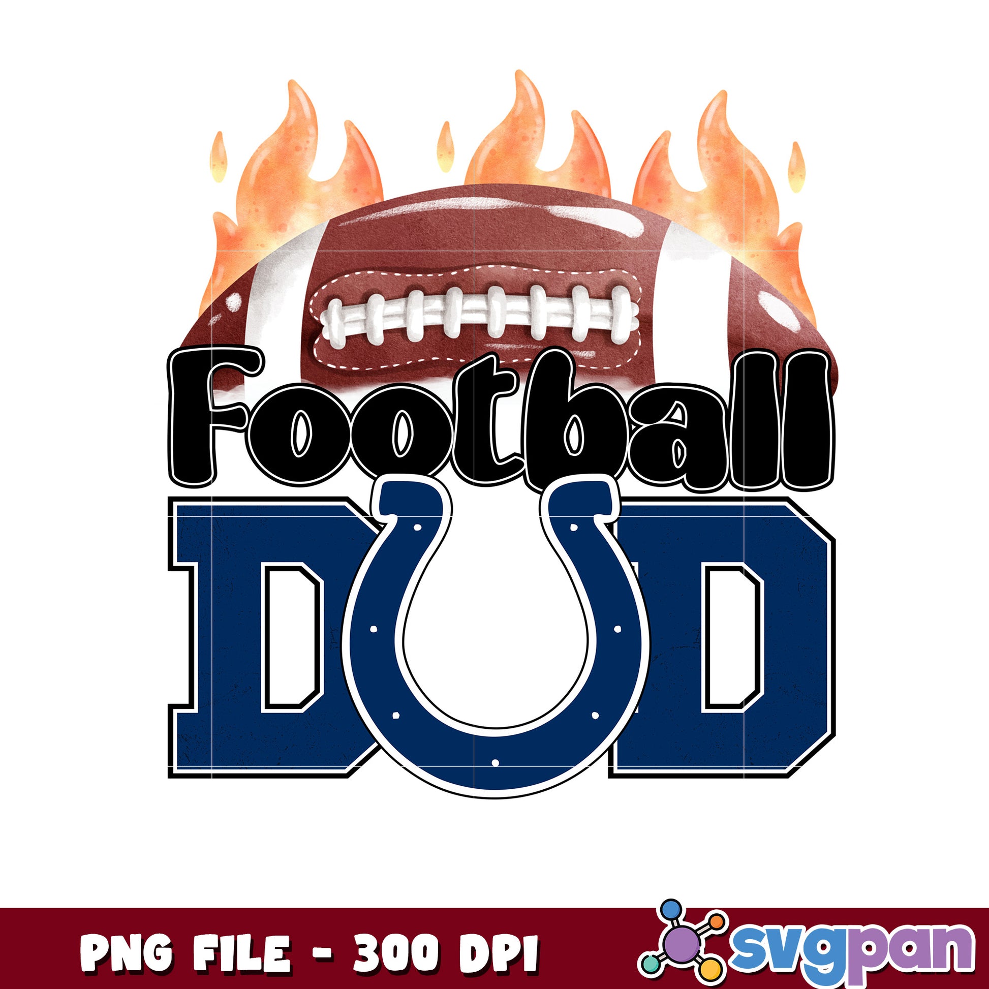 American football dad indianapolis colts png, sporty dad game day png, nfl football teams png