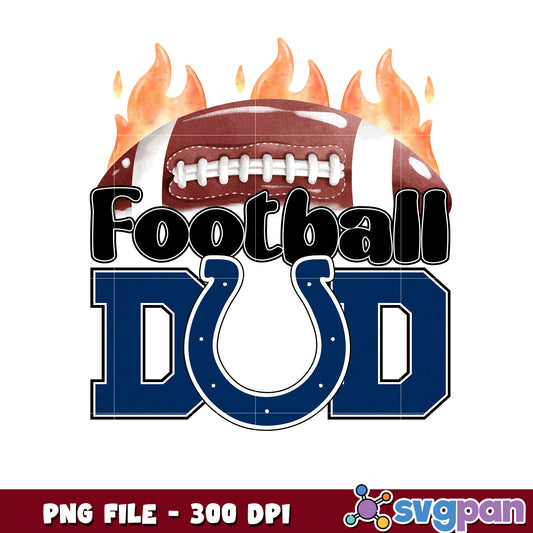American football dad indianapolis colts png, sporty dad game day png, nfl football teams png