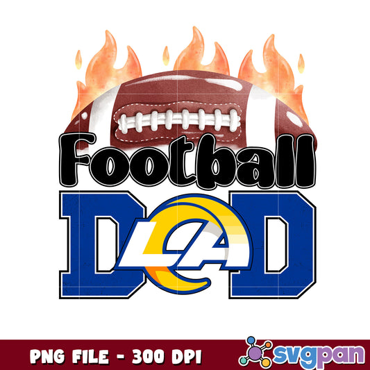 American football dad los angeles rams png, sporty dad game day png, nfl football teams png