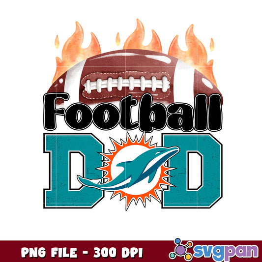 American football dad miami dolphins png, sporty dad game day png, nfl football teams png
