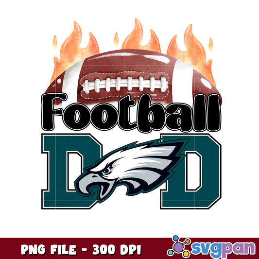 American football dad philadelphia eagles png, sporty dad game day png, nfl football teams png