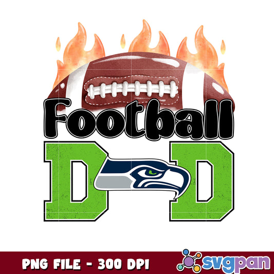American football dad seattle seahawks png, sporty dad game day png, nfl football teams png