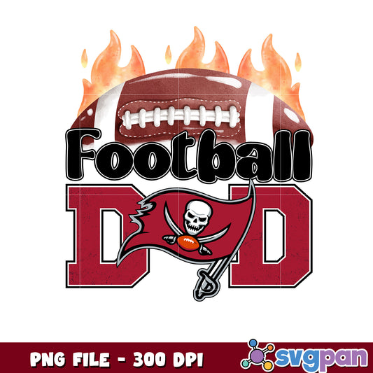 American football dad tampa bay buccaneers png, sporty dad game day png, nfl football teams png