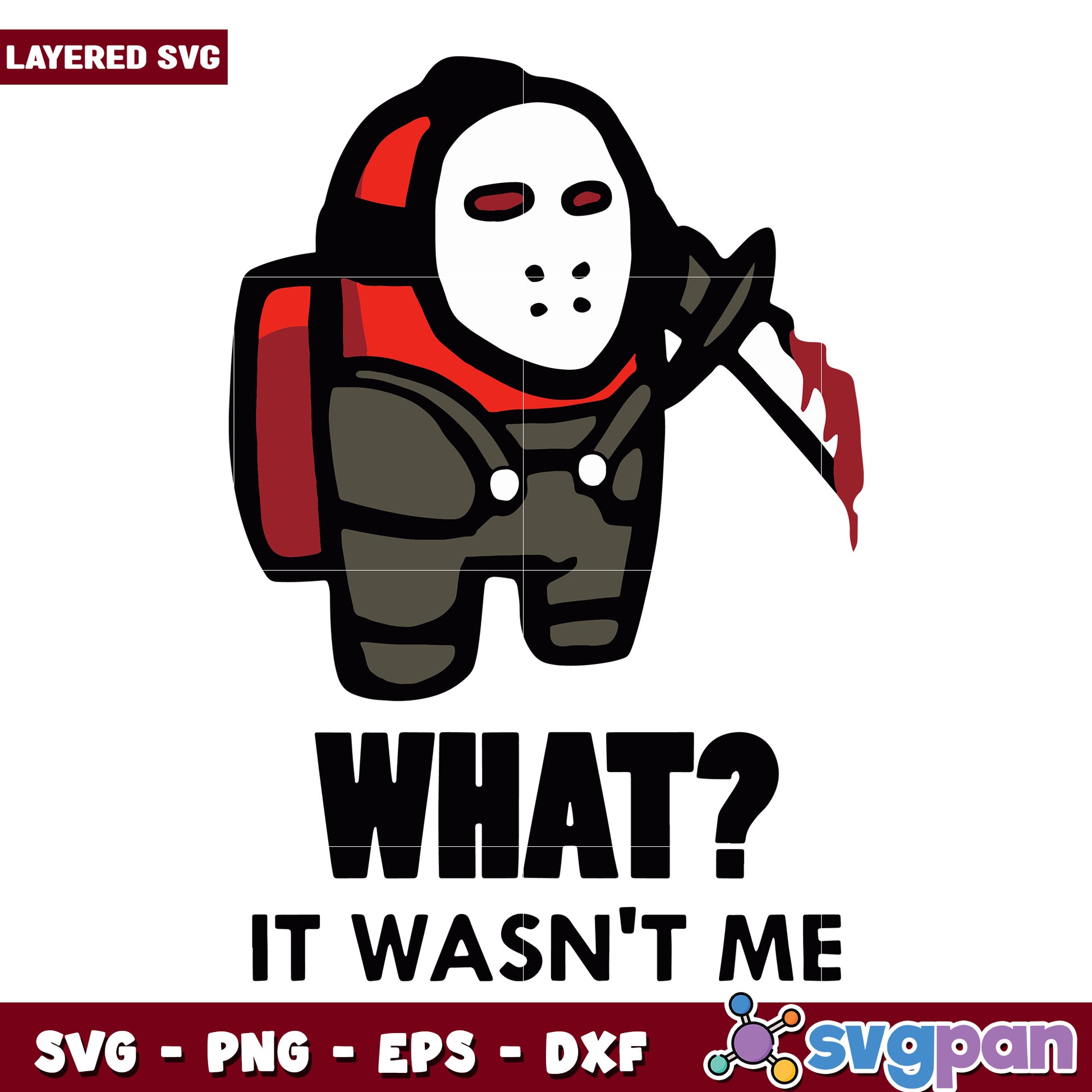 Among us it wasn't me svg, halloween toys svg, halloween autumn svg