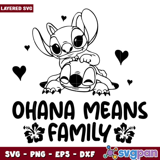 Angel ohana means family svg, lilo and stitch toys svg, lilo and stitch movie svg