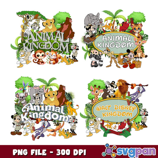 Animal Kingdom Bundle PNG for Creative Projects