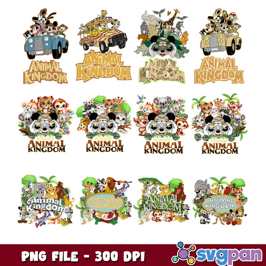 Animal Kingdom PNG Bundle for Creative Projects