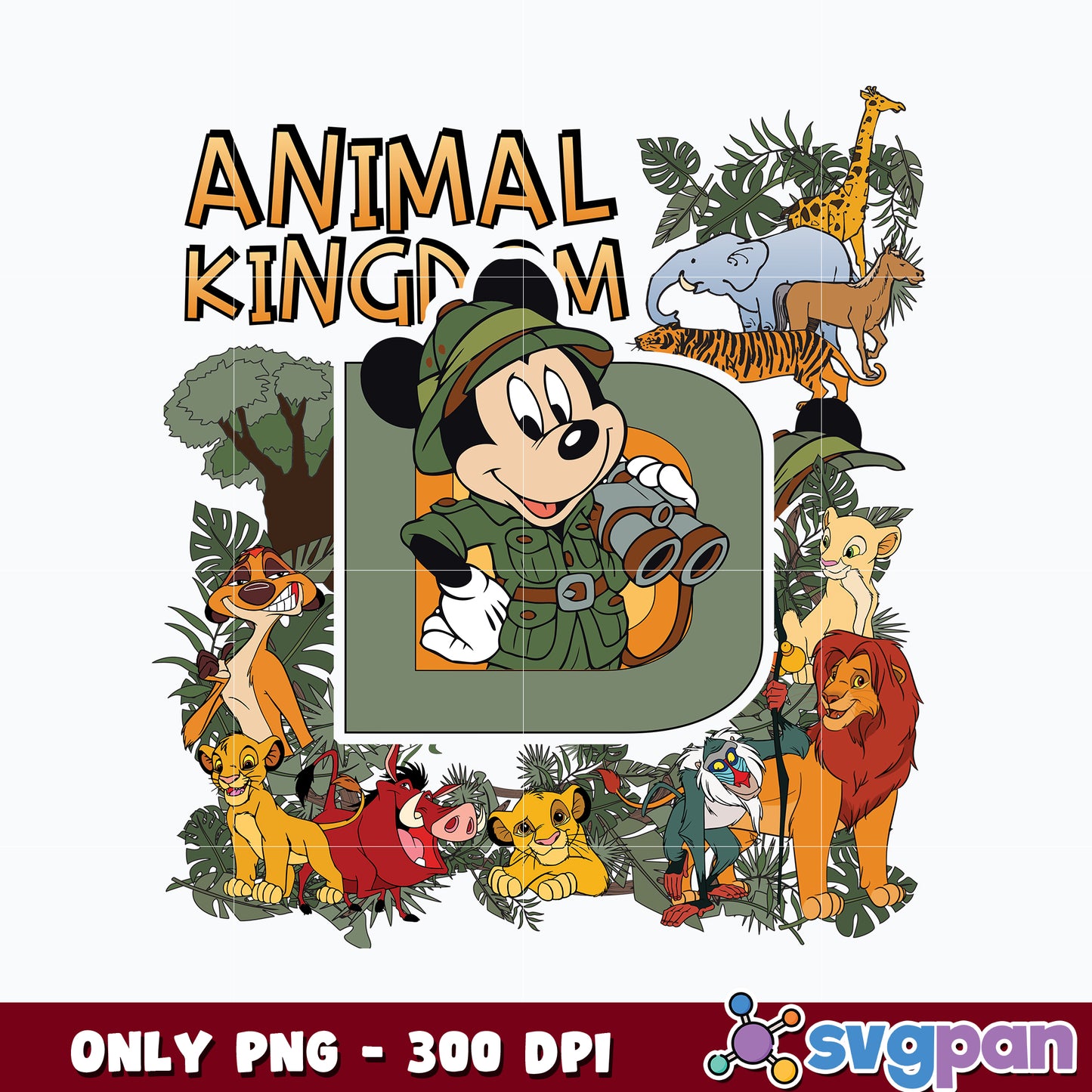 Animal Kingdom mouse and friends Png